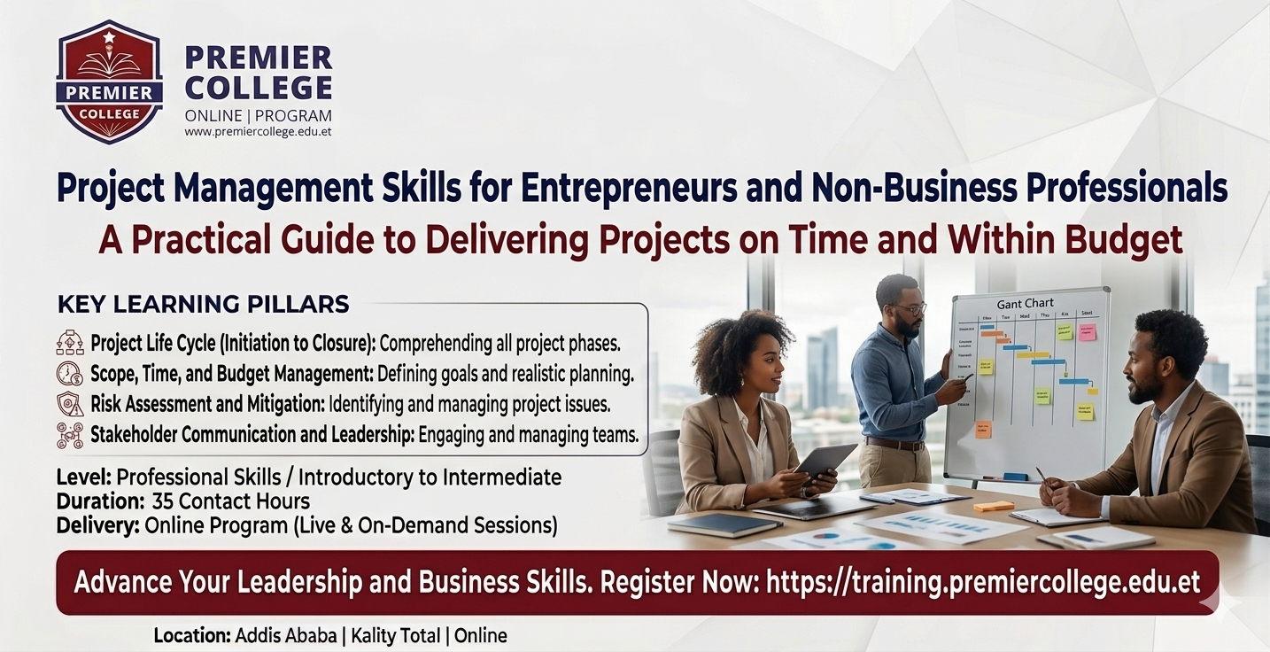Project Management Skills for Entrepreneurs and Non-Business Professionals