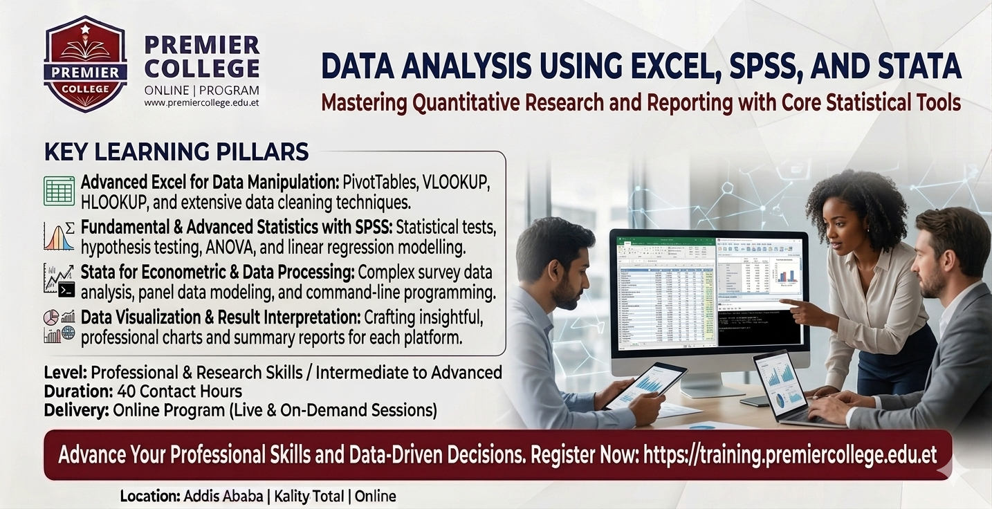 Data Analytics Using Excel, SPSS, and Stata 